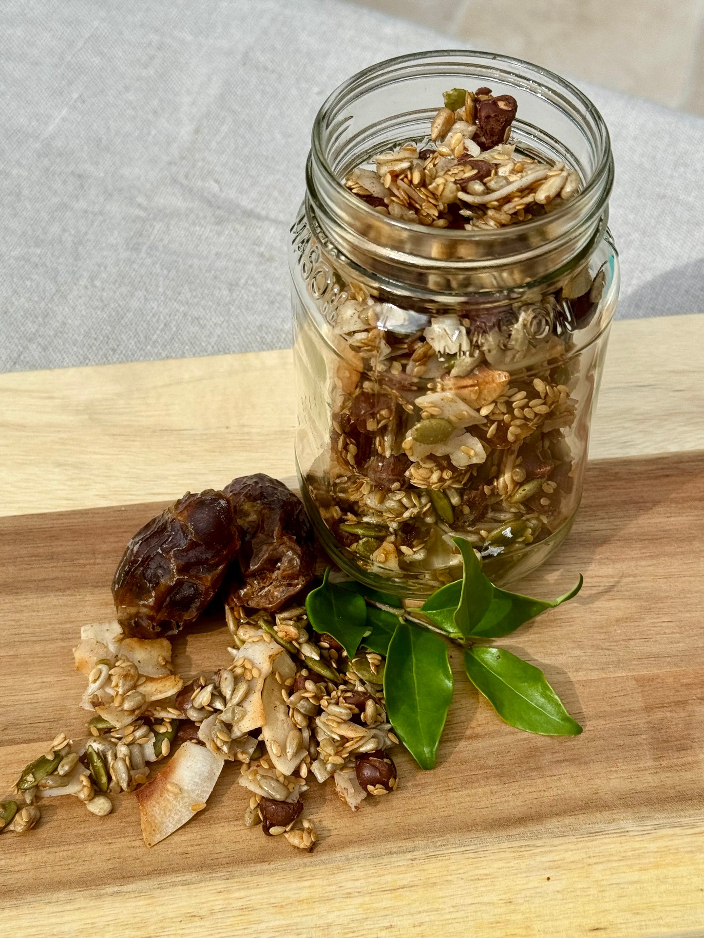 Chocolate Coconut Date Granola